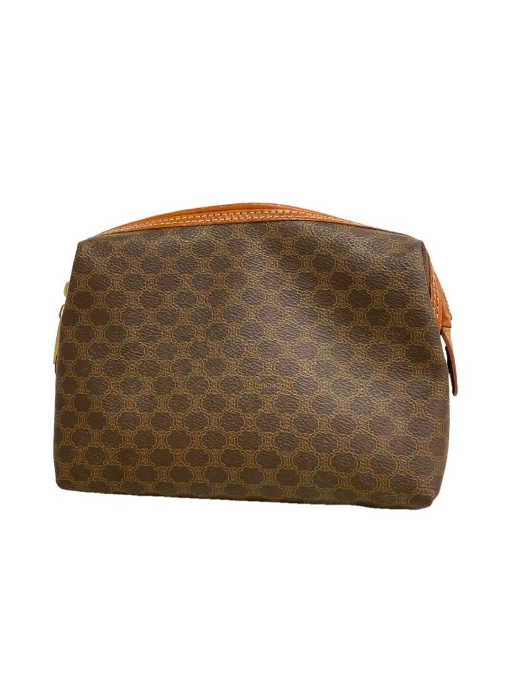 Celine Pouch Macadam Brown Gold